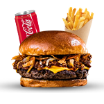 American Burger Meal 