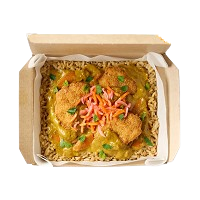 1/2 Chicken Curry & Fried Rice Box 