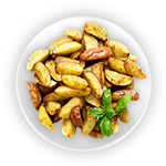 Potato Wedges With Cheese 